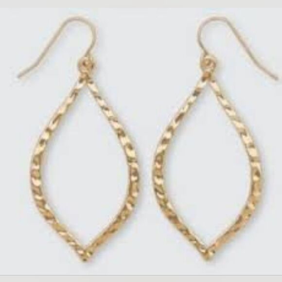 🩵Premier "Gold Essence" Gold Plated Dangling Earrings - Picture 1 of 9